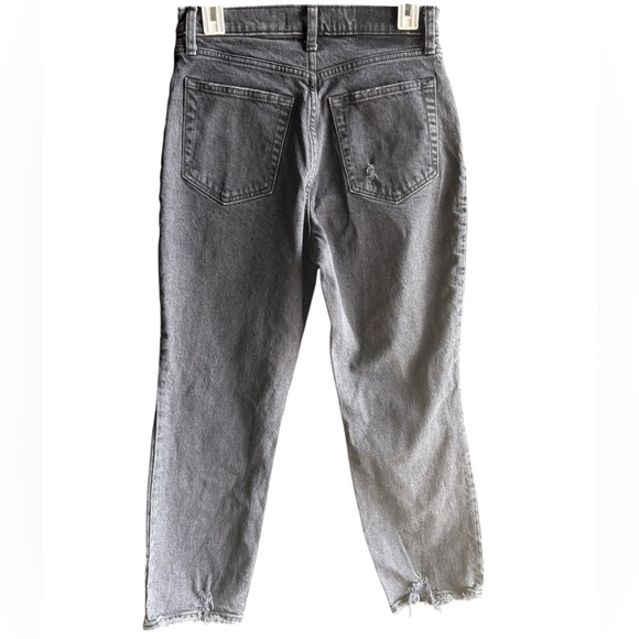 Abercrombie The 90’s Straight Ultra High Rise Black Jeans Curve Love Size 28 XS - Picture 3 of 16